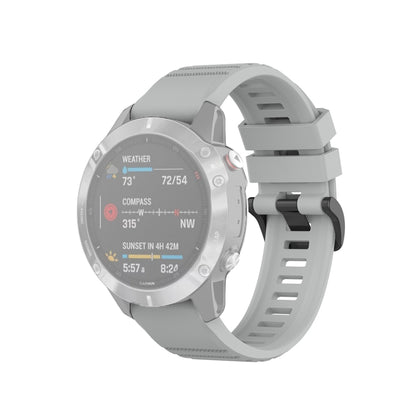 สำหรับ Garmin Fenix 6 22mm Quick Release สายรัดข้อมือพื้นผิวอย่างเป็นทางการ, with Plastic Button