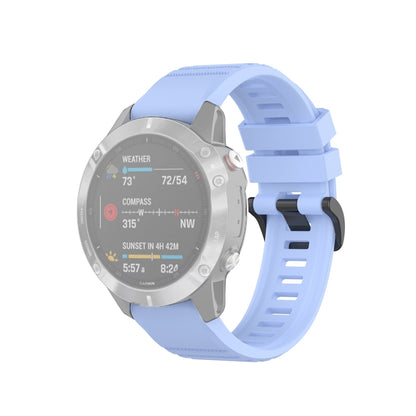 สำหรับ Garmin Fenix 6 22mm Quick Release สายรัดข้อมือพื้นผิวอย่างเป็นทางการ, with Plastic Button