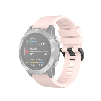 สำหรับ Garmin Fenix 6 22mm Quick Release สายรัดข้อมือพื้นผิวอย่างเป็นทางการ, with Plastic Button