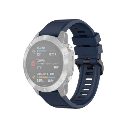สำหรับ Garmin Fenix 6 22mm Quick Release สายรัดข้อมือพื้นผิวอย่างเป็นทางการ, with Plastic Button
