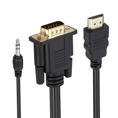 สายแปลง HDMI เป็น VGA พร้อมเสียง ยาว 1.8 ม, HDMI to VGA