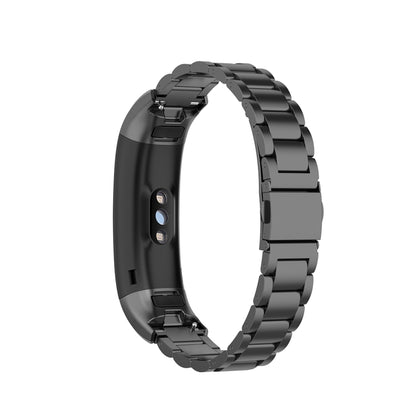 สำหรับ Huawei Band 4 Pro (TER-B29S) / Band 3 Pro (TER-B29) / Band 3 (TER-B09) สายนาฬิกาข้อมือเหล็กสามเม็ด, For Band 4 Pro