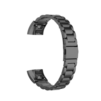 สำหรับ Huawei Band 4 Pro (TER-B29S) / Band 3 Pro (TER-B29) / Band 3 (TER-B09) สายนาฬิกาข้อมือเหล็กสามเม็ด, For Band 4 Pro