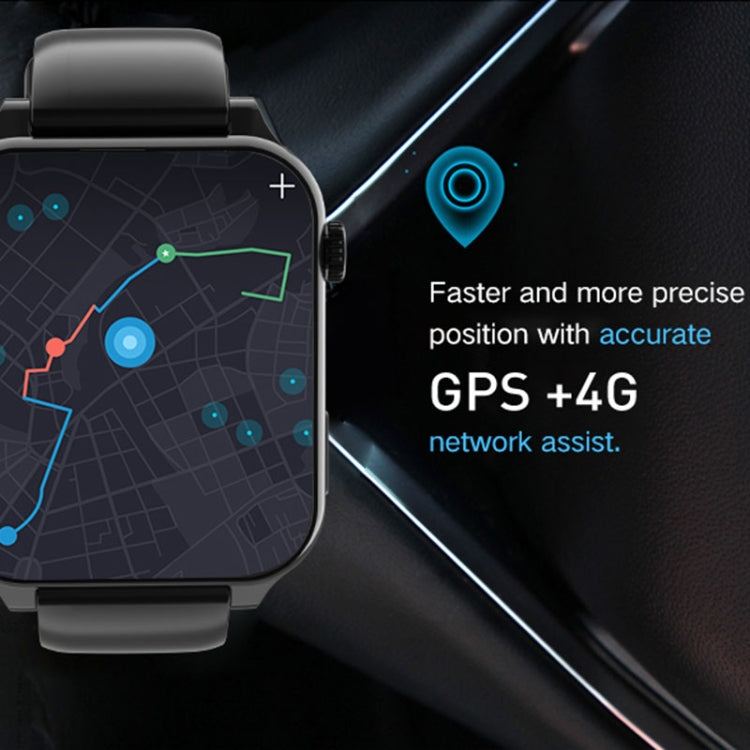Rogbid Brave 3 1.99 นิ้วหน้าจอ TFT Android 9.1 LTE 4G สมาร์ทวอทช์รองรับการจดจำใบหน้า, Brave 3
