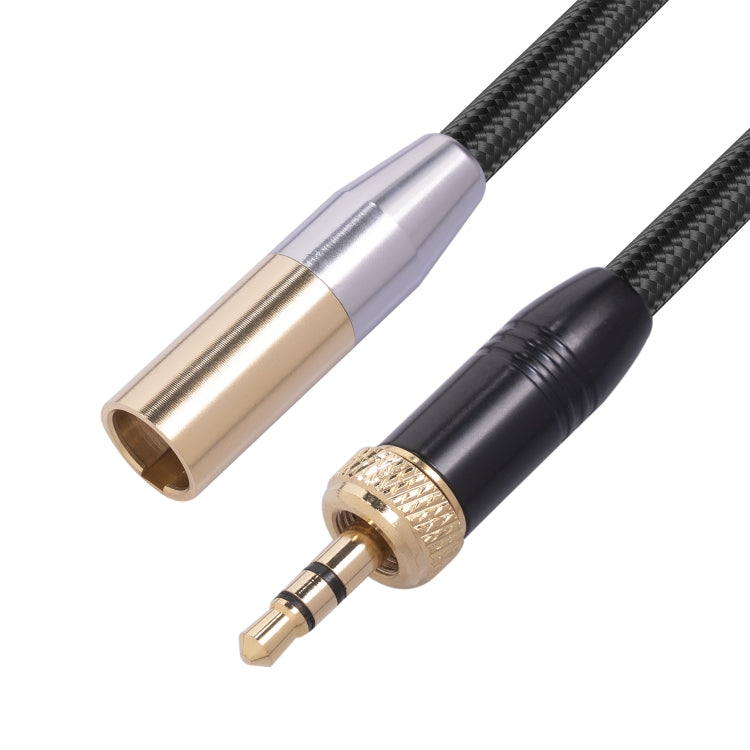 SB419M120-03 3.5 มม. ชายกับมินิ XLR 3pin สายสัญญาณเสียงชาย, ความยาว: 30 ซม., 3.5mm M to Mini XLR M