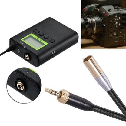 SB419M120-03 3.5 มม. ชายกับมินิ XLR 3pin สายสัญญาณเสียงชาย, ความยาว: 30 ซม., 3.5mm M to Mini XLR M