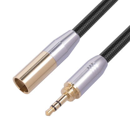 SB423M120-03 3.5 มม. ชายกับมินิ XLR 3pin สายสัญญาณเสียงชาย, ความยาว: 30 ซม., 3.5mm to Mini XLR