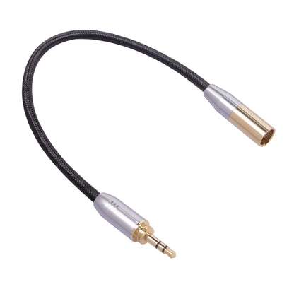 SB423M120-03 3.5 มม. ชายกับมินิ XLR 3pin สายสัญญาณเสียงชาย, ความยาว: 30 ซม., 3.5mm to Mini XLR