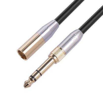 SB423M120-03 6.35 มม. + 3.5 มม. ชายกับมินิ XLR 3pin สายสัญญาณเสียงชาย, ความยาว: 30 ซม., 6.35mm+3.5mm to Mini XLR