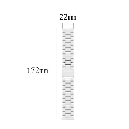สำหรับ Xiaomi Watch Color 22mm Three Beads Steel Wrist Strap Watchband