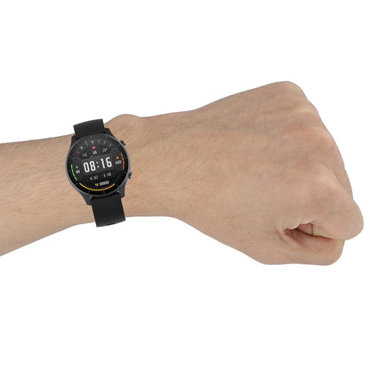 สำหรับ Xiaomi Watch Color 22mm Small Plaid Texture Silicone Wrist Strap Watchband, 22mm