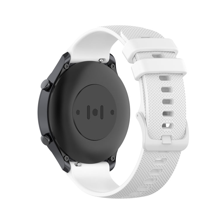 สำหรับ Xiaomi Watch Color 22mm Small Plaid Texture Silicone Wrist Strap Watchband, 22mm