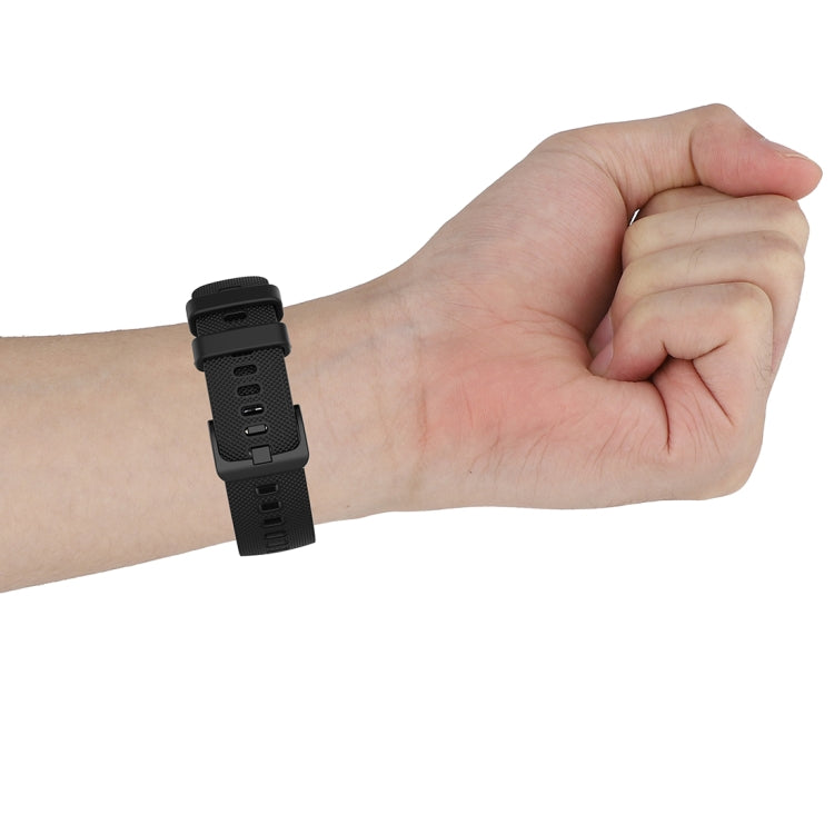 สำหรับ Xiaomi Watch Color 22mm Small Plaid Texture Silicone Wrist Strap Watchband, 22mm