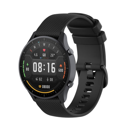 สำหรับ Xiaomi Watch Color 22mm Small Plaid Texture Silicone Wrist Strap Watchband, 22mm