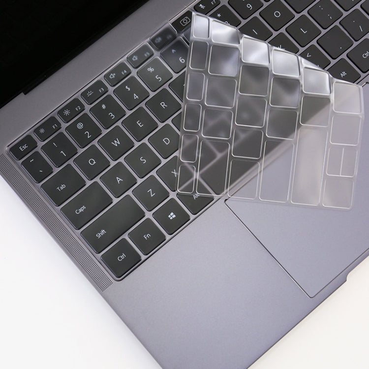 ฟิล์มป้องกันแป้นพิมพ์แล็ปท็อป TPU โปร่งใสและกันฝุ่น, For Huawei MateBook X Pro, For Huawei MateBook D 15.6 inch