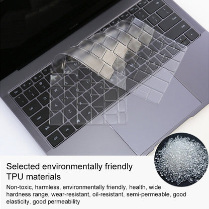 ฟิล์มป้องกันแป้นพิมพ์แล็ปท็อป TPU โปร่งใสและกันฝุ่น, For Huawei MateBook X Pro, For Huawei MateBook D 15.6 inch