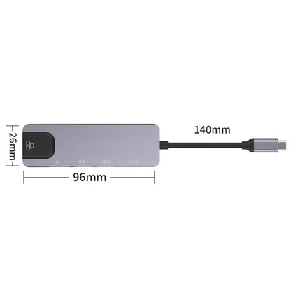 Onten OTN-UC920S USB-C / Type-C สถานีเชื่อมต่อฮับมัลติฟังก์ชั่นแบบพกพา, OTN-UC920S