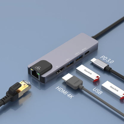 Onten OTN-UC920S USB-C / Type-C สถานีเชื่อมต่อฮับมัลติฟังก์ชั่นแบบพกพา, OTN-UC920S