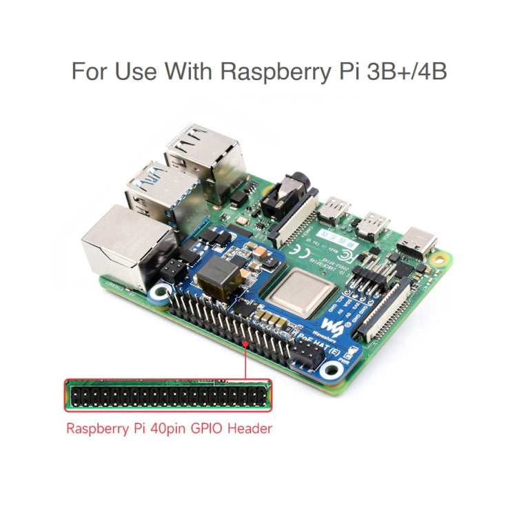 Waveshare Power over Ethernet HAT สำหรับ Raspberry Pi 3B+/4B