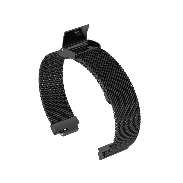 สายนาฬิกาข้อมือตาข่ายโลหะสแตนเลสสำหรับ Fitbit Inspire / Inspire HR / Ace 2, Size: L