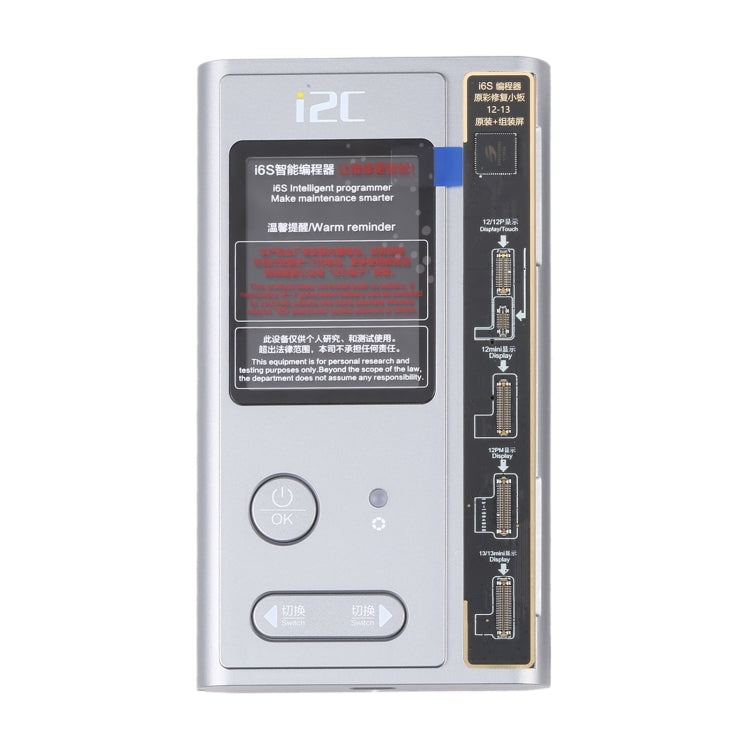 i2C i6S โปรแกรมเมอร์อัจฉริยะพร้อมบอร์ดทดสอบสีดั้งเดิมสำหรับ iPhone 12-13 Series, i6S+Original Color Test Board