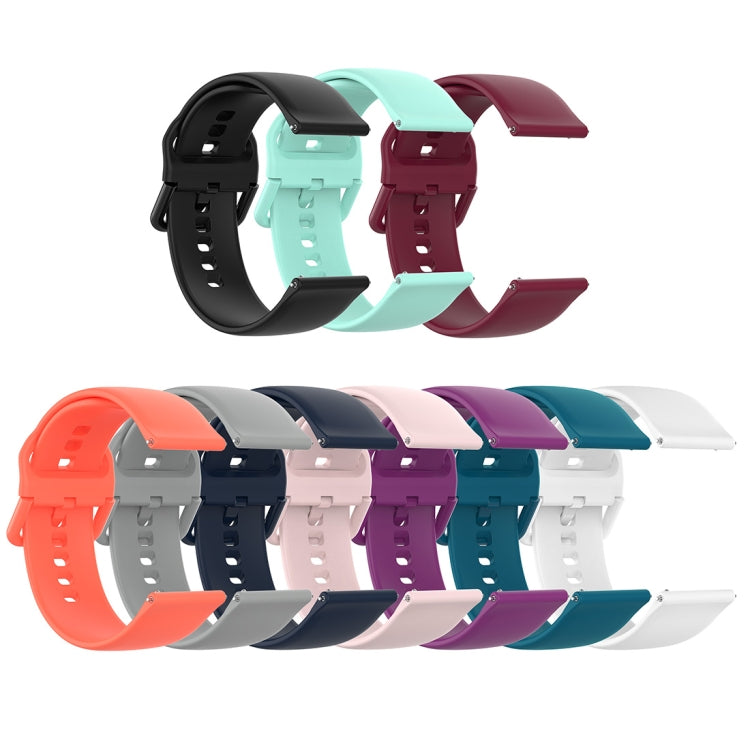 สายนาฬิกาข้อมือซิลิโคนหัวเข็มขัดสีสำหรับ Fitbit Versa 2 / Versa / Versa Lite / Blaze, Size: S, Size: L