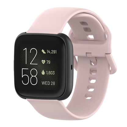สายนาฬิกาข้อมือซิลิโคนหัวเข็มขัดสีสำหรับ Fitbit Versa 2 / Versa / Versa Lite / Blaze, Size: S, Size: L