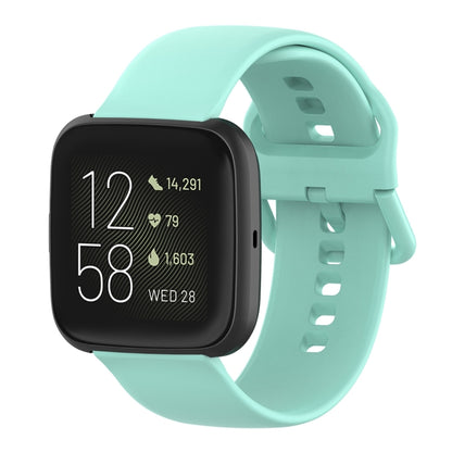 สายนาฬิกาข้อมือซิลิโคนหัวเข็มขัดสีสำหรับ Fitbit Versa 2 / Versa / Versa Lite / Blaze, Size: S, Size: L
