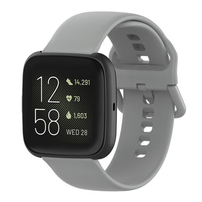 สายนาฬิกาข้อมือซิลิโคนหัวเข็มขัดสีสำหรับ Fitbit Versa 2 / Versa / Versa Lite / Blaze, Size: S, Size: L