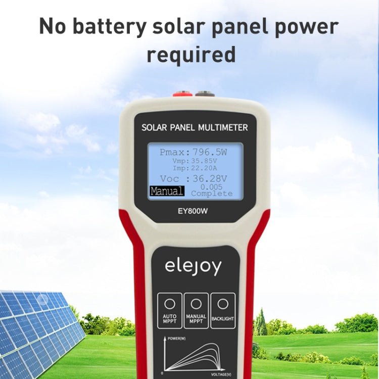 มัลติมิเตอร์พาวเวอร์ซัพพลายแผงโซลาร์เซลล์ 800W, EY800W