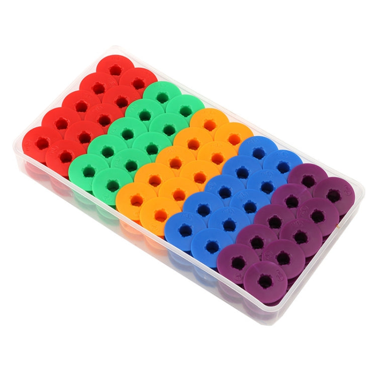 100 PCS จักรเย็บผ้าไฟฟ้า Spools กระสวยแกน Bobbins เก็บอุปกรณ์เสริมเครื่องมือเย็บปักถักร้อย, Aluminum, Color Plastic