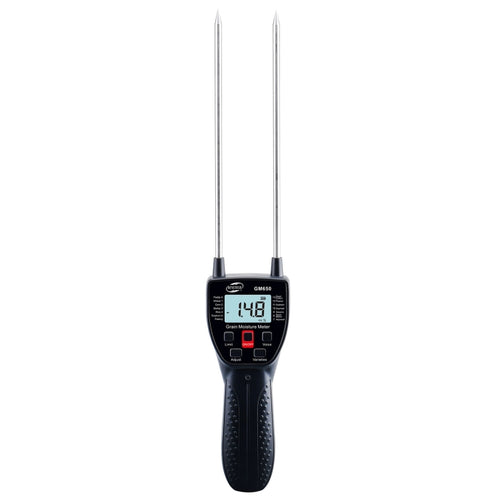 BENETECH GM650A เครื่องวัดความชื้นเมล็ดพืช ไม่รวมแบตเตอรี่, 30cm