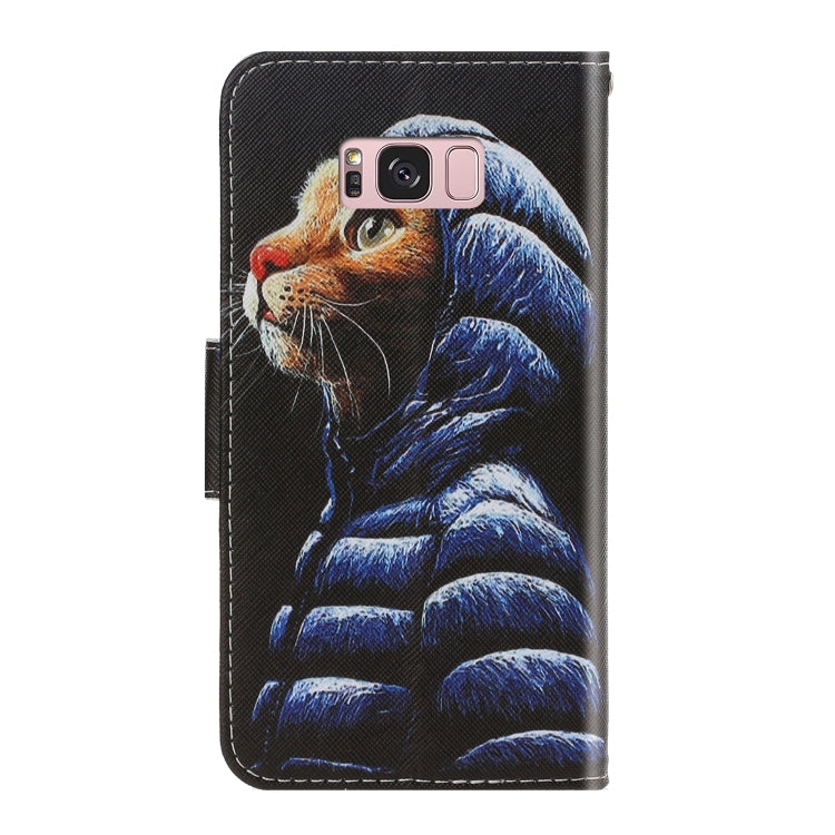 ซองหนังพลิกแนวนอนสีพร้อมตัวยึดและช่องเสียบการ์ดและกระเป๋าสตางค์, For Galaxy S8 Plus, For Galaxy S9, For Galaxy S9 Plus