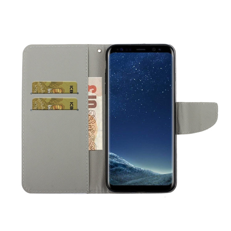 ซองหนังพลิกแนวนอนสีพร้อมตัวยึดและช่องเสียบการ์ดและกระเป๋าสตางค์, For Galaxy S8 Plus, For Galaxy S9, For Galaxy S9 Plus