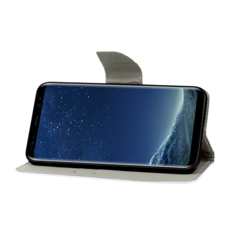 ซองหนังพลิกแนวนอนสีพร้อมตัวยึดและช่องเสียบการ์ดและกระเป๋าสตางค์, For Galaxy S8 Plus, For Galaxy S9, For Galaxy S9 Plus