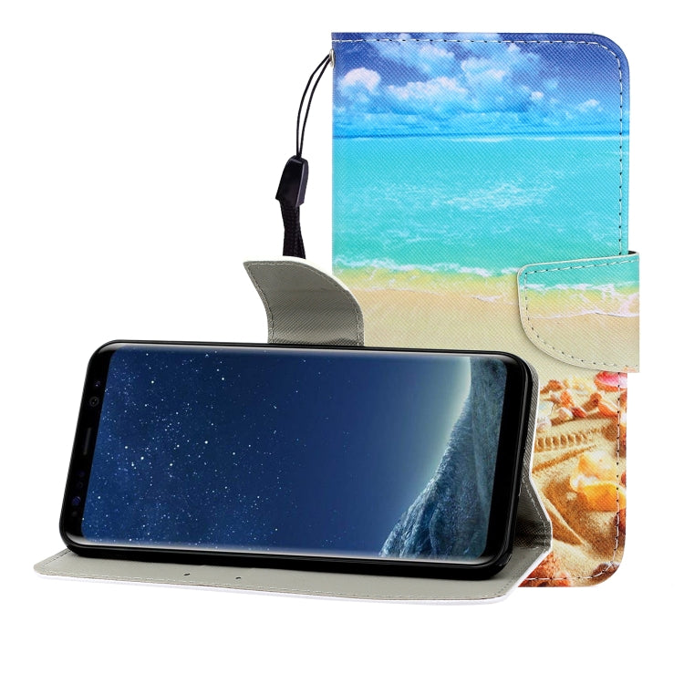 ซองหนังพลิกแนวนอนสีพร้อมตัวยึดและช่องเสียบการ์ดและกระเป๋าสตางค์, For Galaxy S8 Plus, For Galaxy S9, For Galaxy S9 Plus