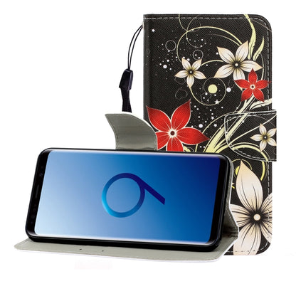 ซองหนังพลิกแนวนอนสีพร้อมตัวยึดและช่องเสียบการ์ดและกระเป๋าสตางค์, For Galaxy S8 Plus, For Galaxy S9, For Galaxy S9 Plus