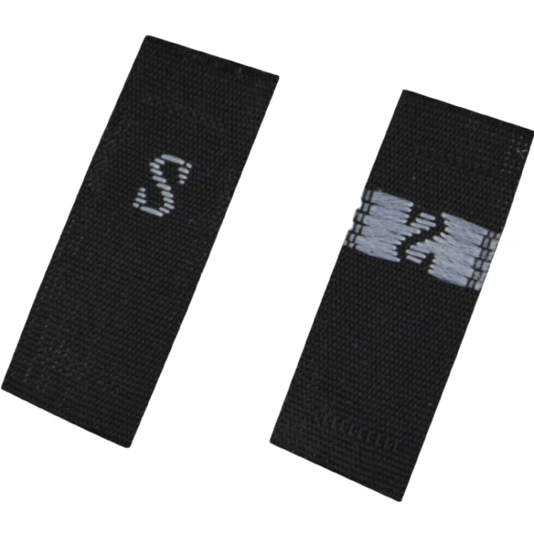 3 ม้วน 3.4 x 1.2 ซม. ป้ายขนาด XS-4XL ป้ายเสื้อผ้าผ้าโพลีเอสเตอร์ 1 ม้วน (ประมาณ 380 ชิ้น), XS, S, M, L, XL, XXL, XXXL, XXXXL, XXXXXL