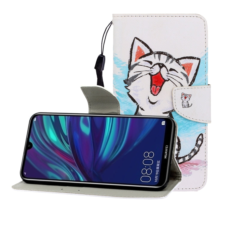 ซองหนังพลิกแนวนอนสีพร้อมตัวยึดและช่องเสียบการ์ดและกระเป๋าสตางค์, For Huawei Enjoy 9, For Huawei Enjoy 10S, For Huawei Honor 9A