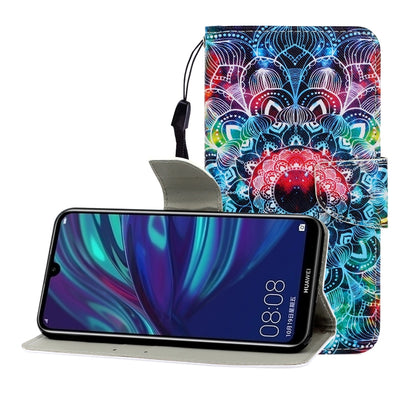 ซองหนังพลิกแนวนอนสีพร้อมตัวยึดและช่องเสียบการ์ดและกระเป๋าสตางค์, For Huawei Enjoy 9, For Huawei Enjoy 10S, For Huawei Honor 9A