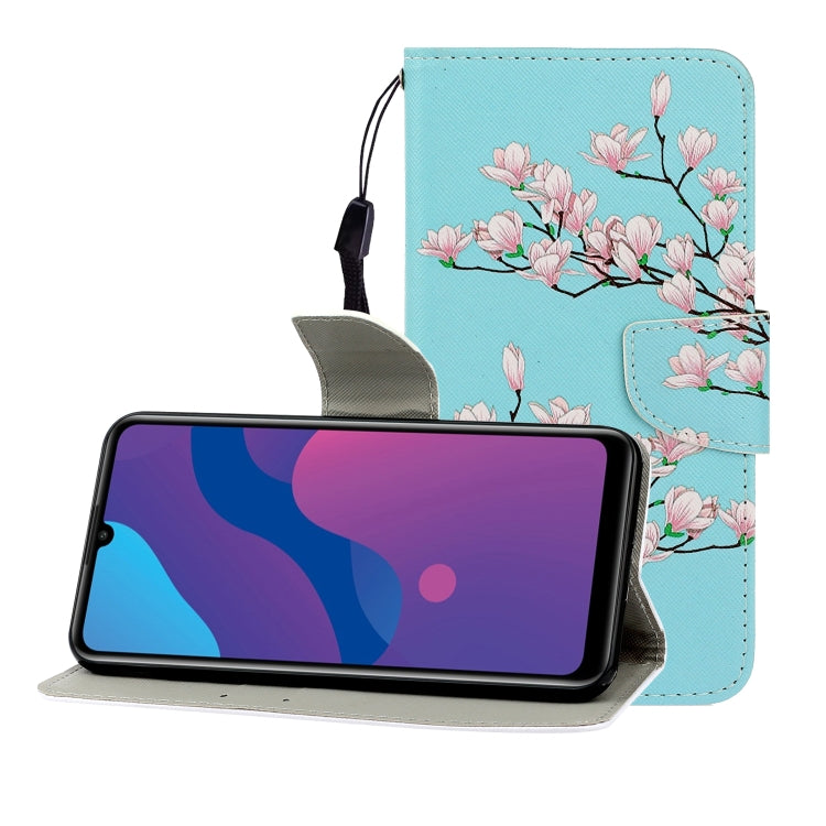 ซองหนังพลิกแนวนอนสีพร้อมตัวยึดและช่องเสียบการ์ดและกระเป๋าสตางค์, For Huawei Enjoy 9, For Huawei Enjoy 10S, For Huawei Honor 9A