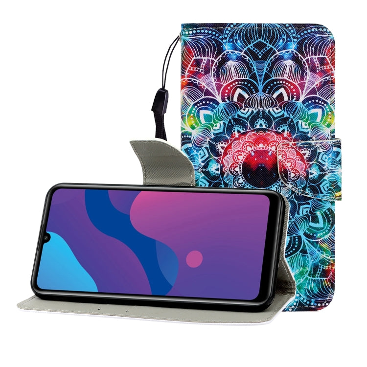 ซองหนังพลิกแนวนอนสีพร้อมตัวยึดและช่องเสียบการ์ดและกระเป๋าสตางค์, For Huawei Enjoy 9, For Huawei Enjoy 10S, For Huawei Honor 9A