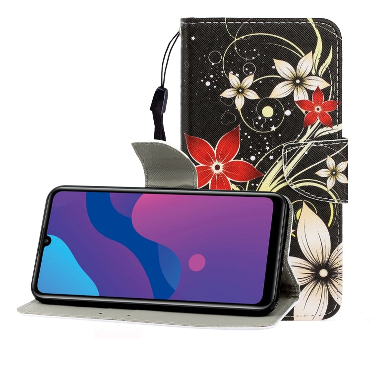 ซองหนังพลิกแนวนอนสีพร้อมตัวยึดและช่องเสียบการ์ดและกระเป๋าสตางค์, For Huawei Enjoy 9, For Huawei Enjoy 10S, For Huawei Honor 9A
