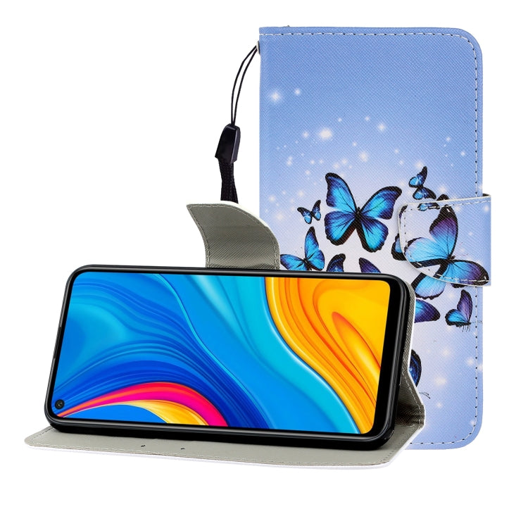 ซองหนังพลิกแนวนอนสีพร้อมตัวยึดและช่องเสียบการ์ดและกระเป๋าสตางค์, For Huawei Honor 30 Pro, For Huawei Honor Play 4T Pro, For Huawei Honor Play 3 / Enjoy 10
