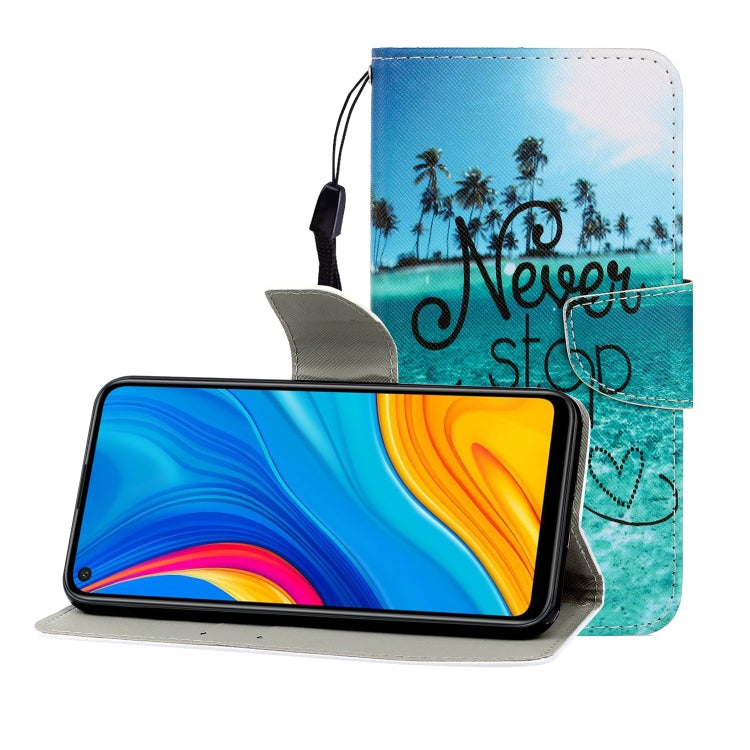 ซองหนังพลิกแนวนอนสีพร้อมตัวยึดและช่องเสียบการ์ดและกระเป๋าสตางค์, For Huawei Honor 30 Pro, For Huawei Honor Play 4T Pro, For Huawei Honor Play 3 / Enjoy 10