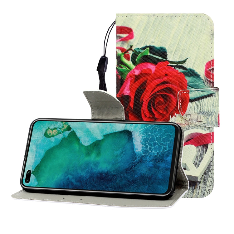 ซองหนังพลิกแนวนอนสีพร้อมตัวยึดและช่องเสียบการ์ดและกระเป๋าสตางค์, For Huawei Honor V30 / V30 Pro, For Xiaomi 10 / 10 Pro, For Xiaomi Note 10 Pro