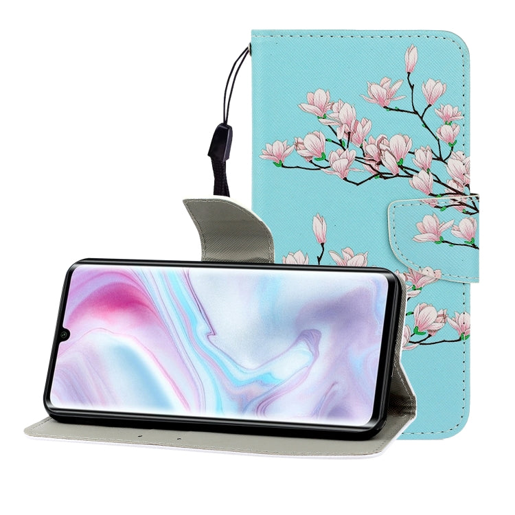 ซองหนังพลิกแนวนอนสีพร้อมตัวยึดและช่องเสียบการ์ดและกระเป๋าสตางค์, For Huawei Honor V30 / V30 Pro, For Xiaomi 10 / 10 Pro, For Xiaomi Note 10 Pro