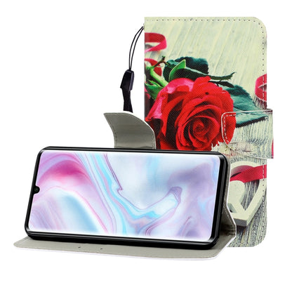 ซองหนังพลิกแนวนอนสีพร้อมตัวยึดและช่องเสียบการ์ดและกระเป๋าสตางค์, For Huawei Honor V30 / V30 Pro, For Xiaomi 10 / 10 Pro, For Xiaomi Note 10 Pro