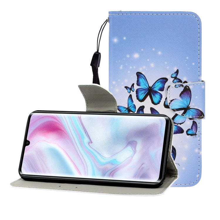 ซองหนังพลิกแนวนอนสีพร้อมตัวยึดและช่องเสียบการ์ดและกระเป๋าสตางค์, For Huawei Honor V30 / V30 Pro, For Xiaomi 10 / 10 Pro, For Xiaomi Note 10 Pro