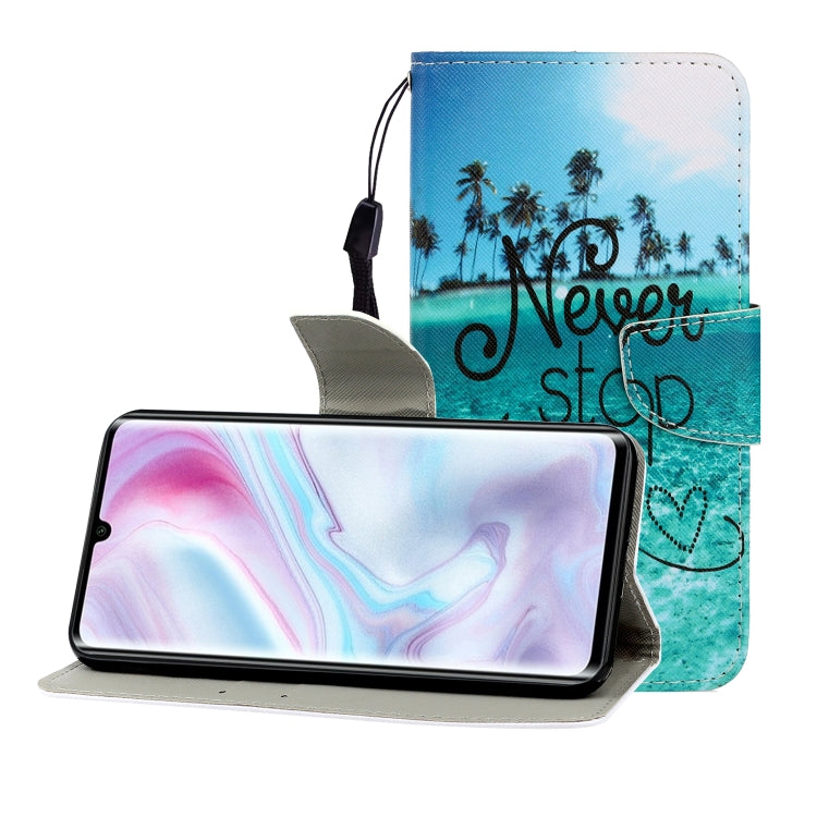 ซองหนังพลิกแนวนอนสีพร้อมตัวยึดและช่องเสียบการ์ดและกระเป๋าสตางค์, For Huawei Honor V30 / V30 Pro, For Xiaomi 10 / 10 Pro, For Xiaomi Note 10 Pro